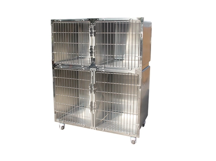 Ang Stainless Steel Veterinary Cage