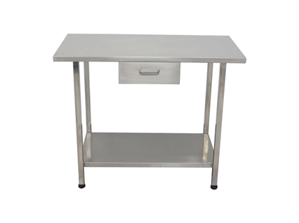 PJZ-02 Veterinary Equipment Stainless Steel Veterinary Table na May Drawer